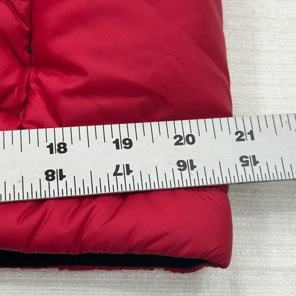 Rossignol Mens Coat 2X Red Duck Down Puffer Hooded‎ Jacket Ski Snowboard